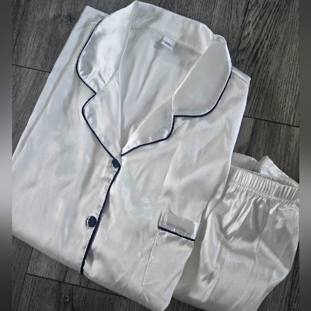 White satan pajamas